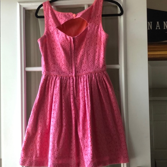 Lilly Pulitzer pink lace dress - Picture 5 of 7